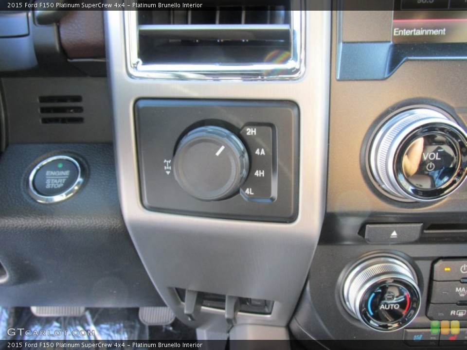 Platinum Brunello Interior Controls for the 2015 Ford F150 Platinum SuperCrew 4x4 #106261347