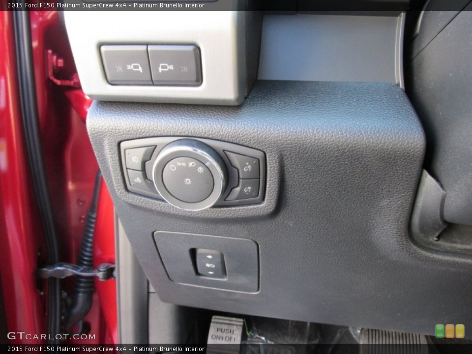 Platinum Brunello Interior Controls for the 2015 Ford F150 Platinum SuperCrew 4x4 #106261452