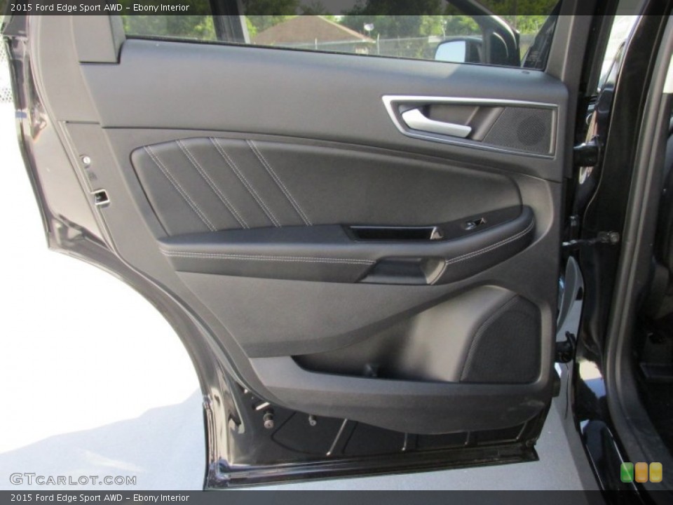 Ebony Interior Door Panel for the 2015 Ford Edge Sport AWD #106262112