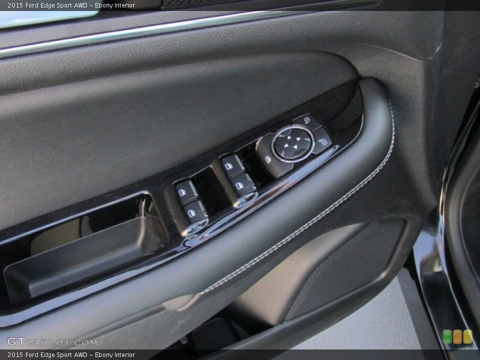 Ebony Interior Controls for the 2015 Ford Edge Sport AWD #106262166
