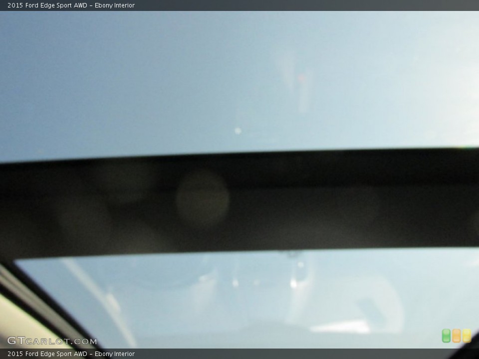 Ebony Interior Sunroof for the 2015 Ford Edge Sport AWD #106262205