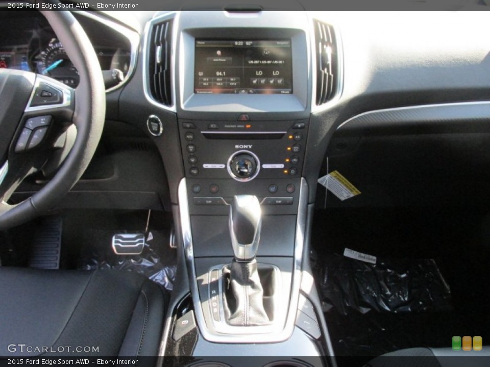 Ebony Interior Controls for the 2015 Ford Edge Sport AWD #106262232