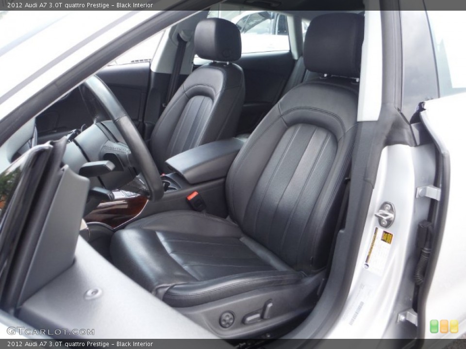 Black Interior Front Seat for the 2012 Audi A7 3.0T quattro Prestige #106269170