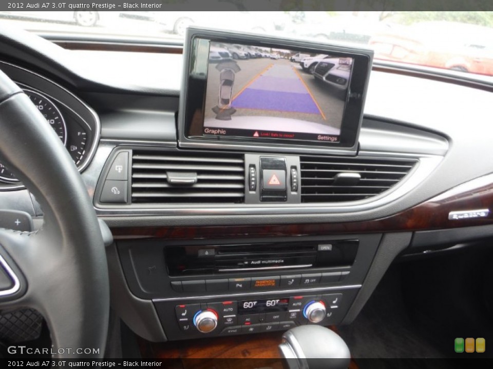 Black Interior Controls for the 2012 Audi A7 3.0T quattro Prestige #106269236