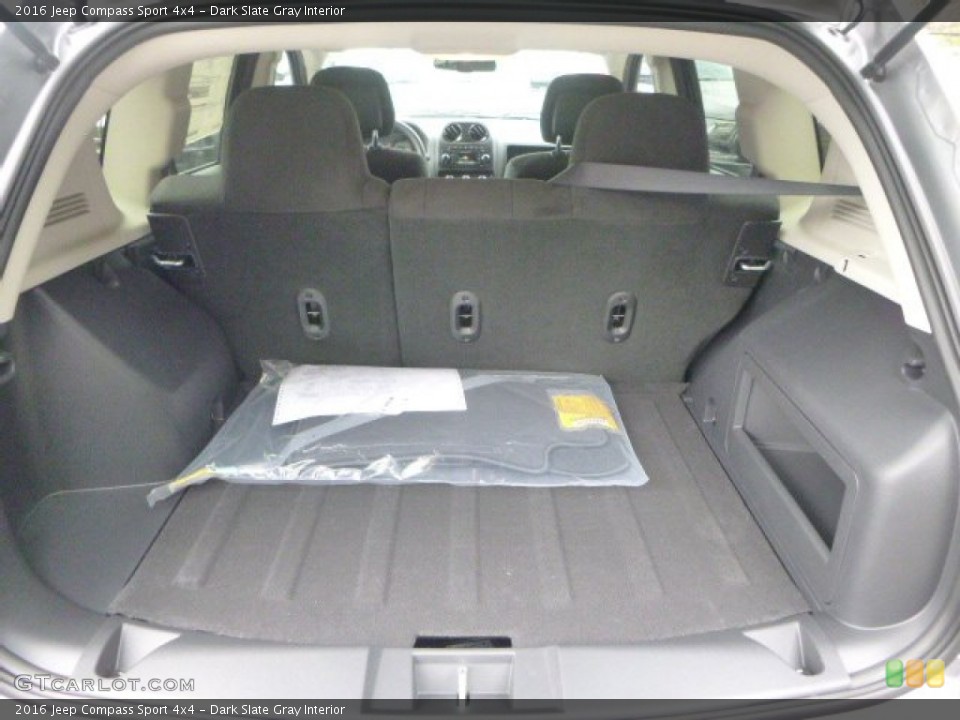 Dark Slate Gray Interior Trunk for the 2016 Jeep Compass Sport 4x4 #106270451