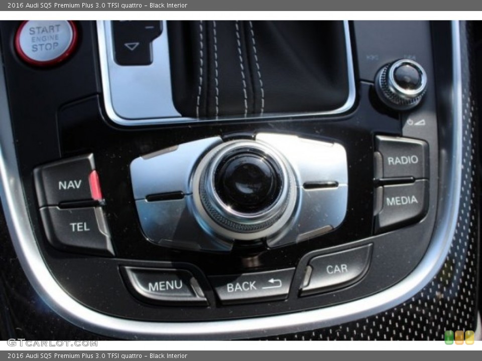 Black Interior Controls for the 2016 Audi SQ5 Premium Plus 3.0 TFSI quattro #106272542