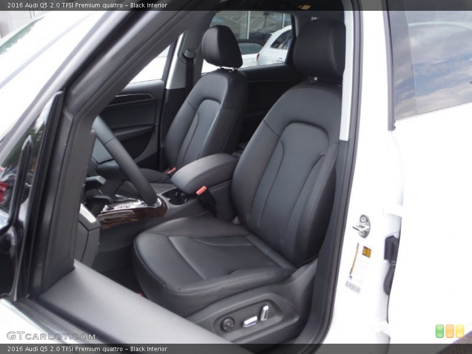 Black Interior Front Seat for the 2016 Audi Q5 2.0 TFSI Premium quattro #106275026