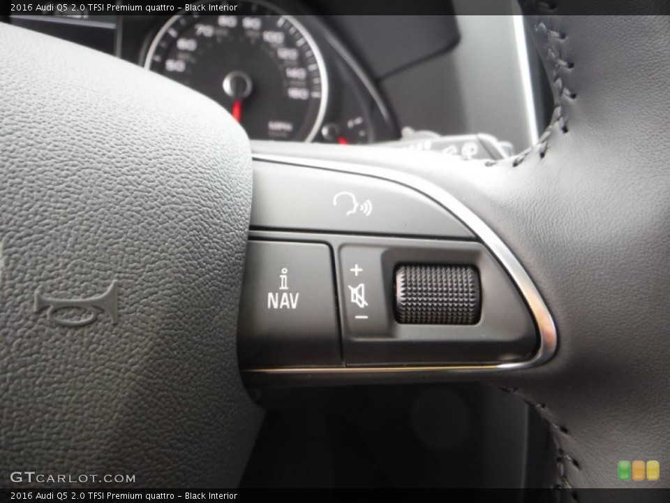 Black Interior Controls for the 2016 Audi Q5 2.0 TFSI Premium quattro #106275137