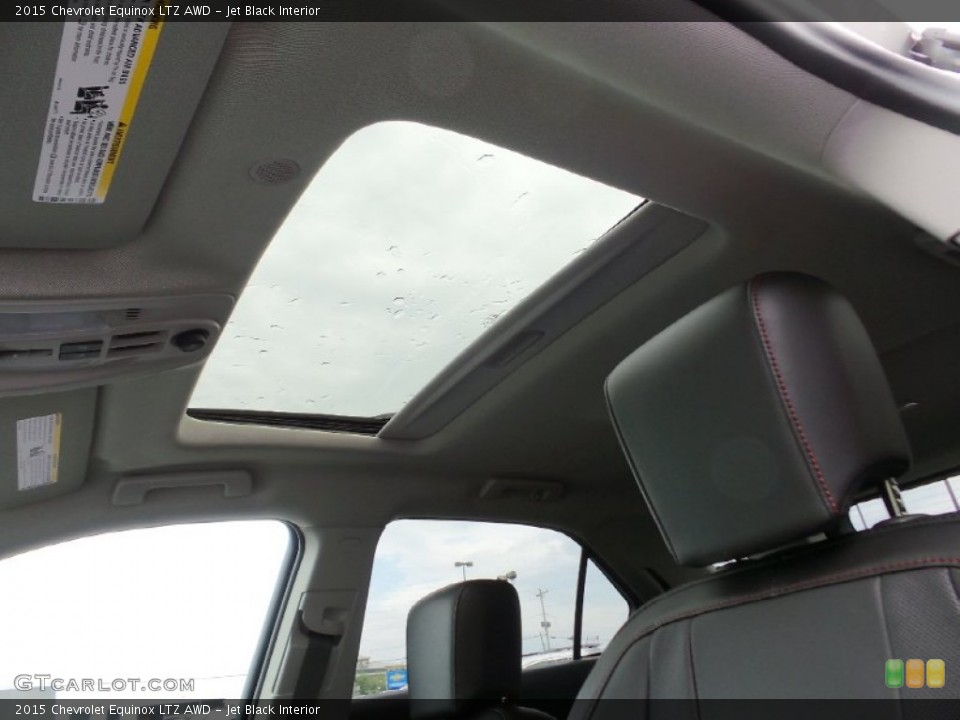Jet Black Interior Sunroof for the 2015 Chevrolet Equinox LTZ AWD #106281788