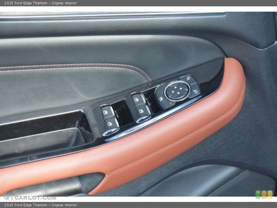 Cognac Interior Controls for the 2015 Ford Edge Titanium #106282577