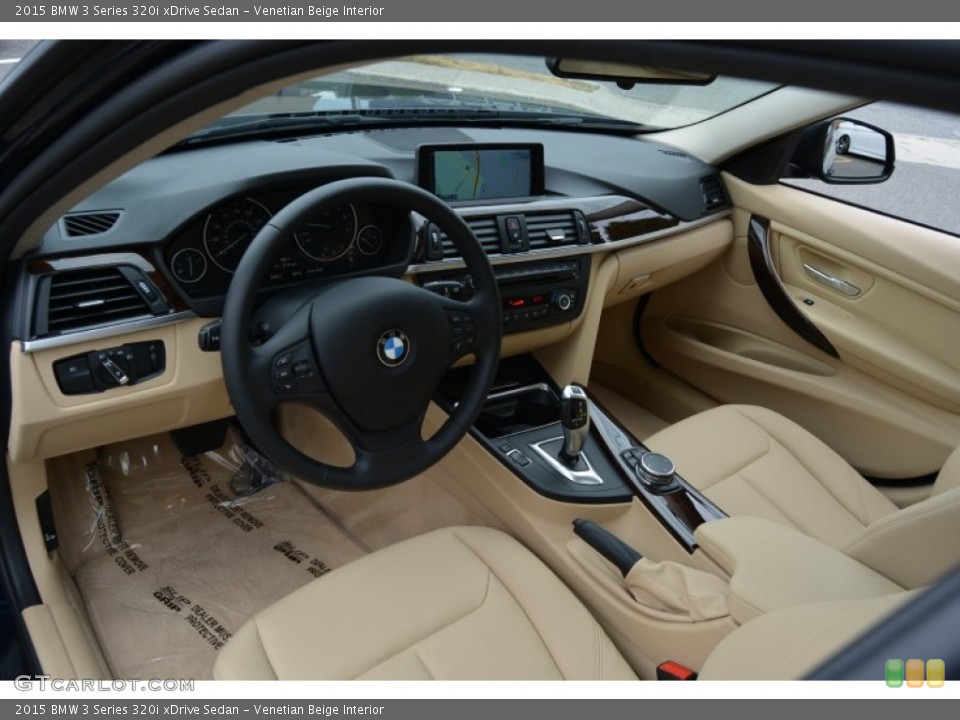 Venetian Beige Interior Photo for the 2015 BMW 3 Series 320i xDrive Sedan #106283018