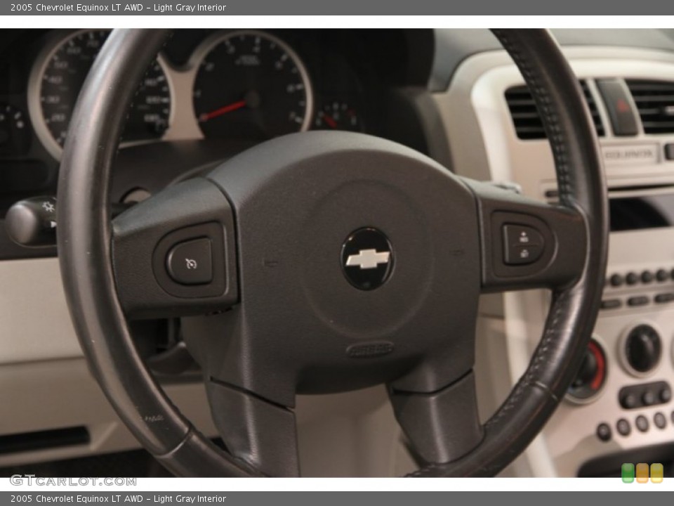 Light Gray Interior Steering Wheel for the 2005 Chevrolet Equinox LT AWD #106299938