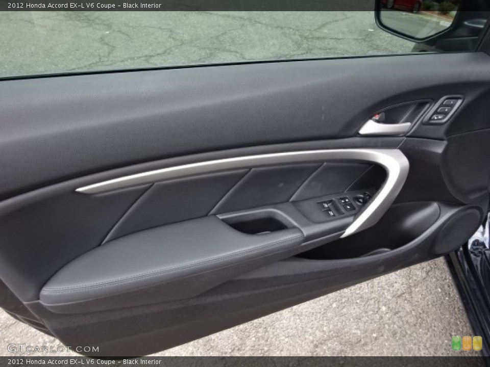 Black Interior Door Panel for the 2012 Honda Accord EX-L V6 Coupe #106300910