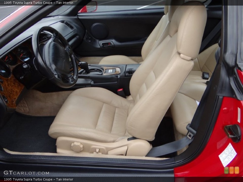 Tan 1995 Toyota Supra Interiors