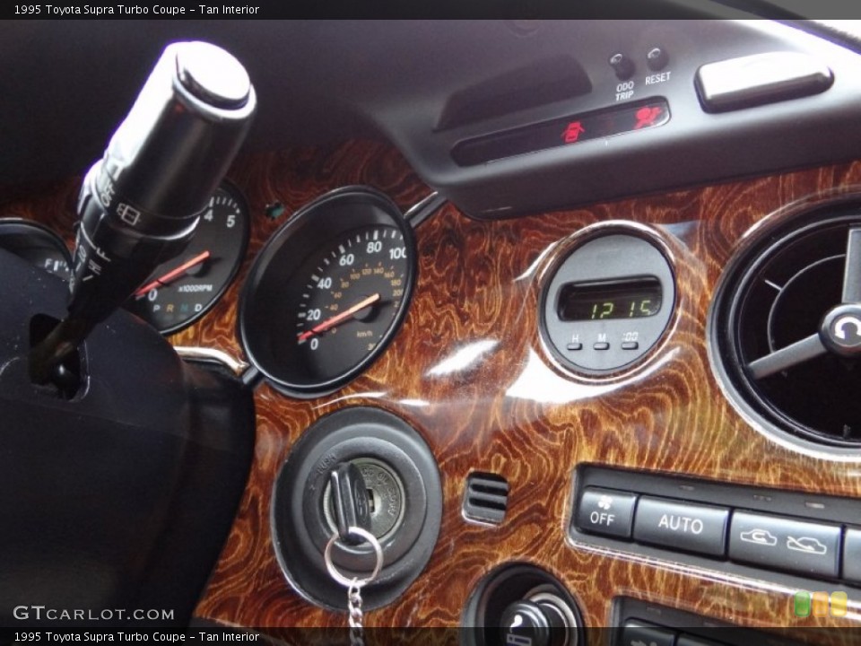 Tan Interior Controls for the 1995 Toyota Supra Turbo Coupe #106301488