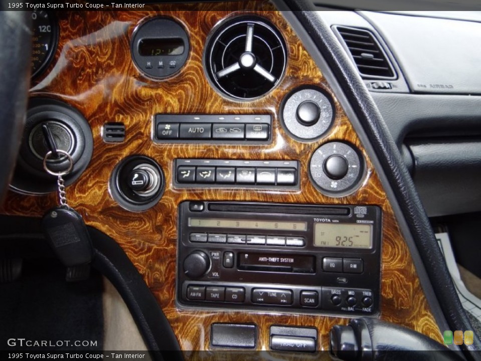 Tan Interior Controls for the 1995 Toyota Supra Turbo Coupe #106301498