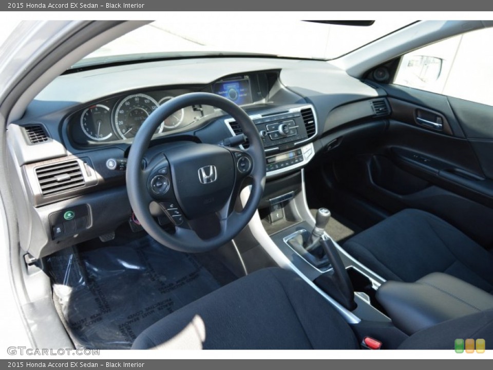 Black Interior Prime Interior for the 2015 Honda Accord EX Sedan #106309283