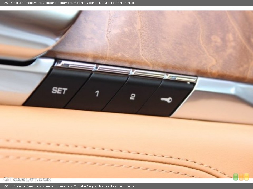 Cognac Natural Leather Interior Controls for the 2016 Porsche Panamera  #106321381