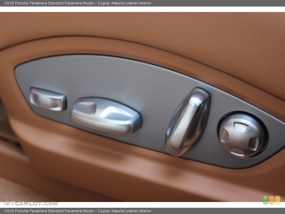 Cognac Natural Leather Interior Controls for the 2016 Porsche Panamera  #106321448