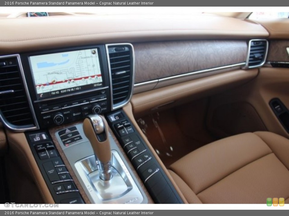Cognac Natural Leather Interior Dashboard for the 2016 Porsche Panamera  #106321499
