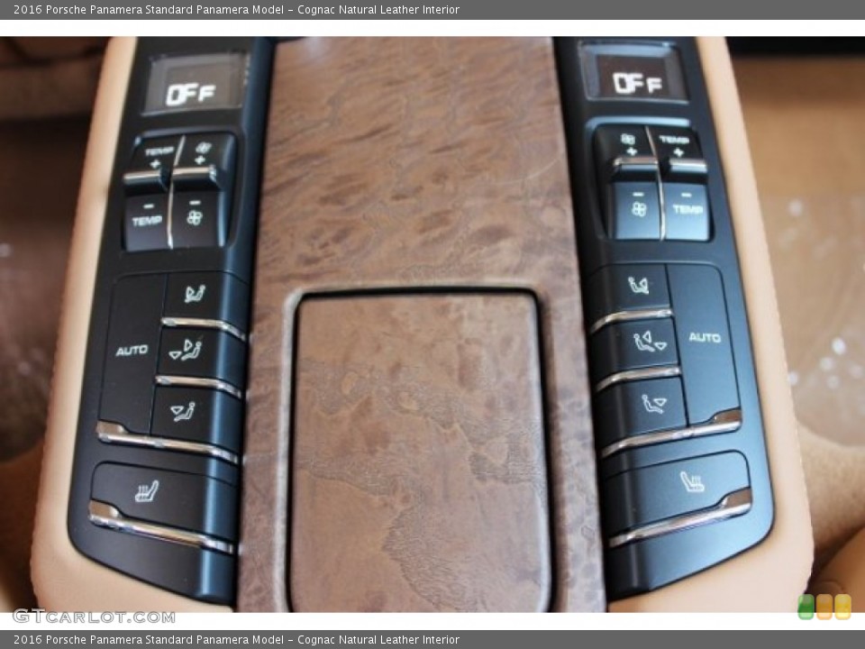 Cognac Natural Leather Interior Controls for the 2016 Porsche Panamera  #106321934