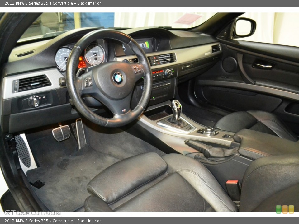 Black 2012 BMW 3 Series Interiors