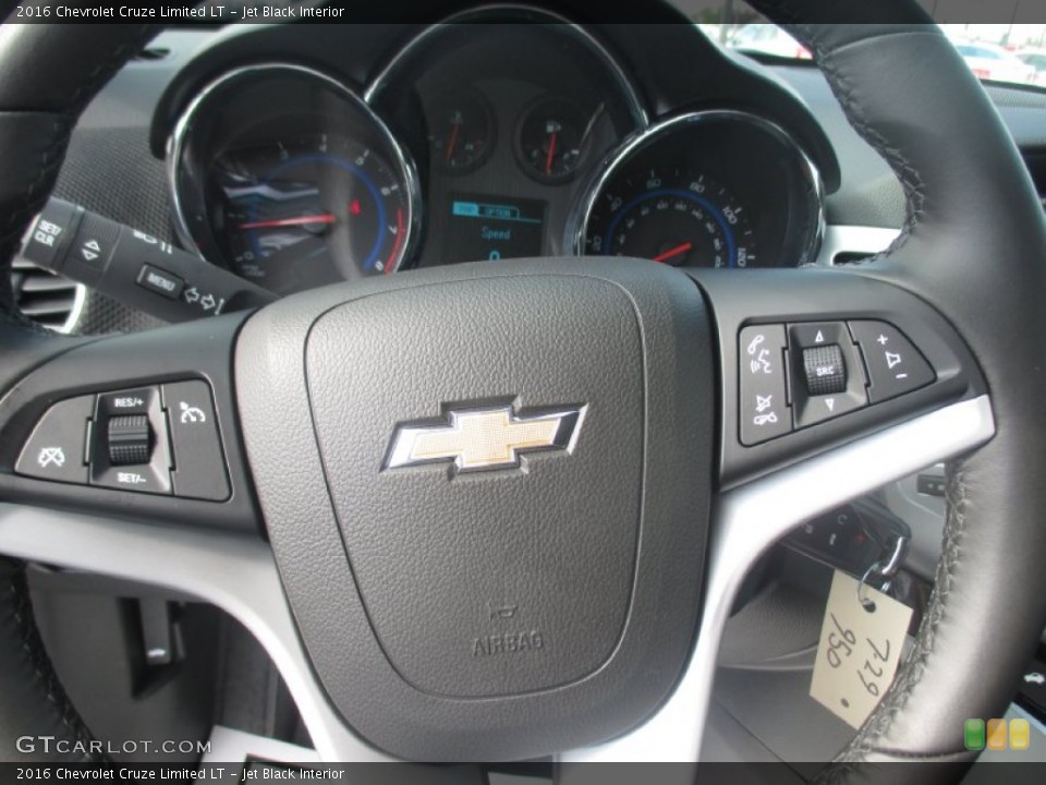 Jet Black Interior Steering Wheel for the 2016 Chevrolet Cruze Limited LT #106324313