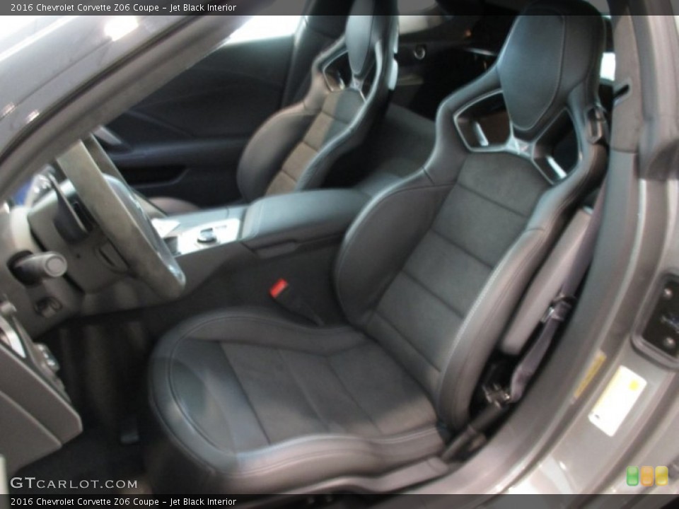 Jet Black Interior Front Seat for the 2016 Chevrolet Corvette Z06 Coupe #106327223