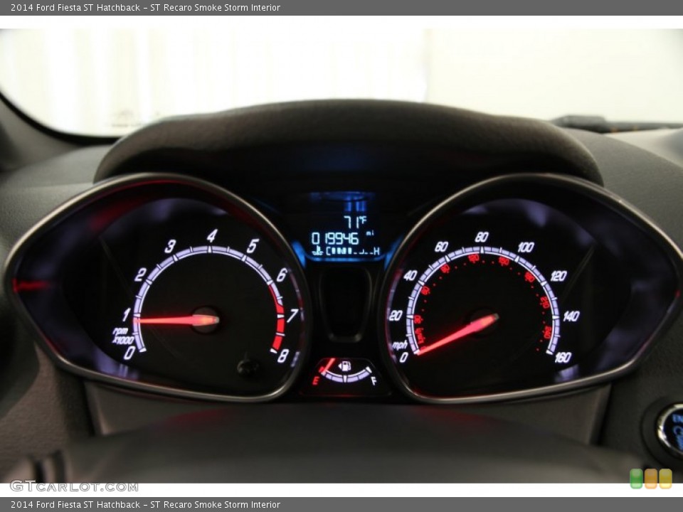 ST Recaro Smoke Storm Interior Gauges for the 2014 Ford Fiesta ST Hatchback #106331699