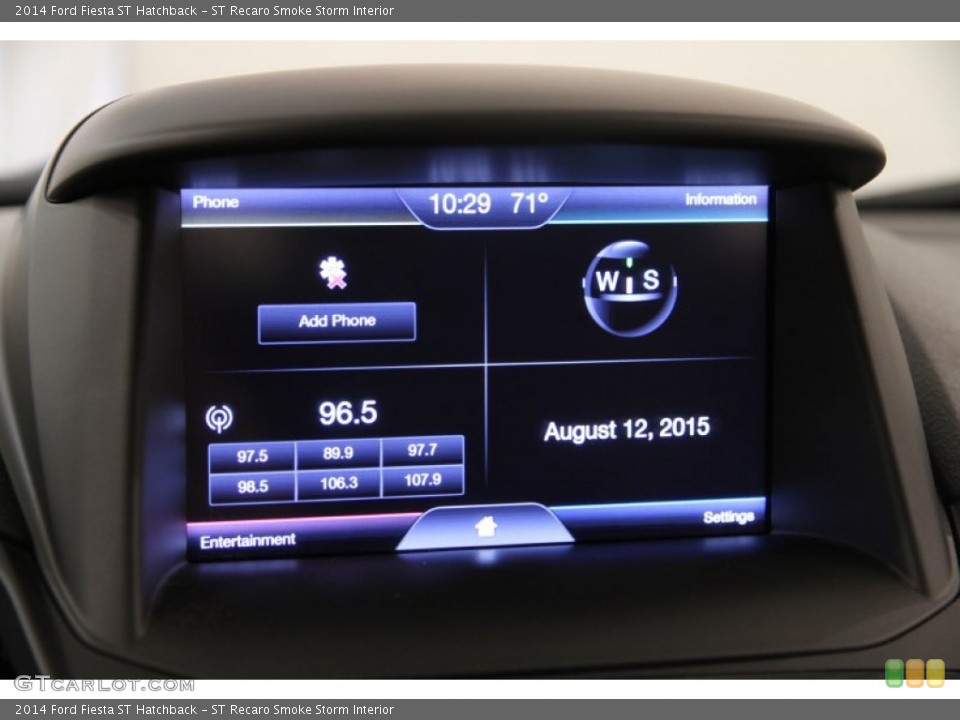 ST Recaro Smoke Storm Interior Controls for the 2014 Ford Fiesta ST Hatchback #106331717