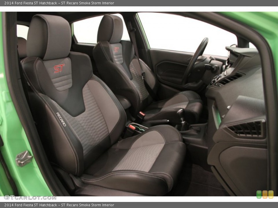 ST Recaro Smoke Storm Interior Front Seat for the 2014 Ford Fiesta ST Hatchback #106331765