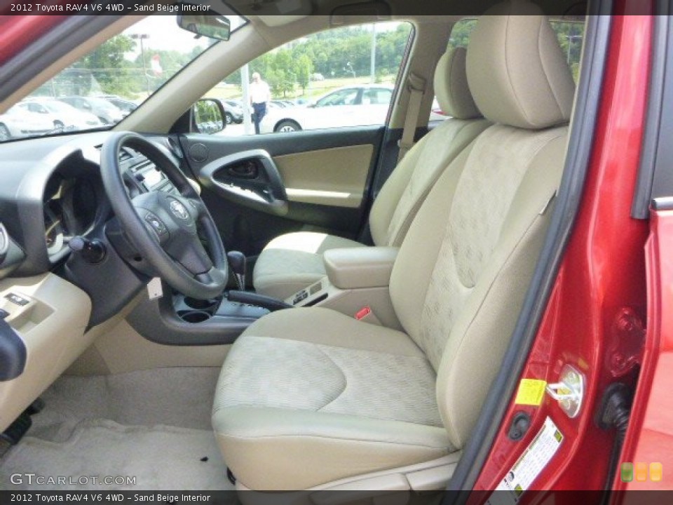 Sand Beige Interior Photo for the 2012 Toyota RAV4 V6 4WD #106332533