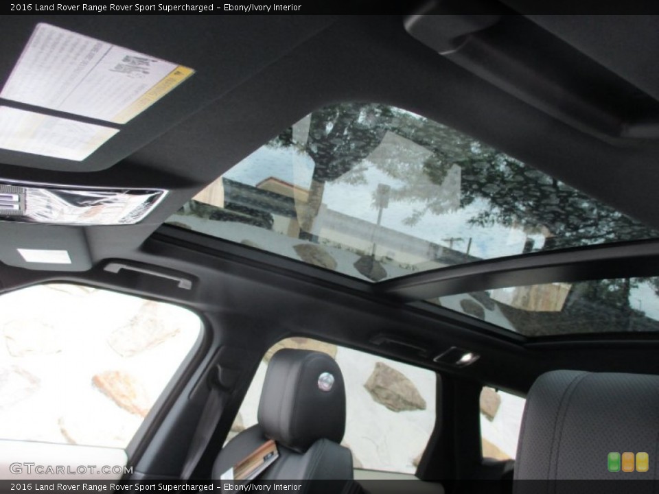 Ebony/Ivory Interior Sunroof for the 2016 Land Rover Range Rover Sport Supercharged #106339621