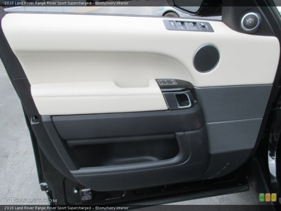Ebony/Ivory Interior Door Panel for the 2016 Land Rover Range Rover Sport Supercharged #106339645