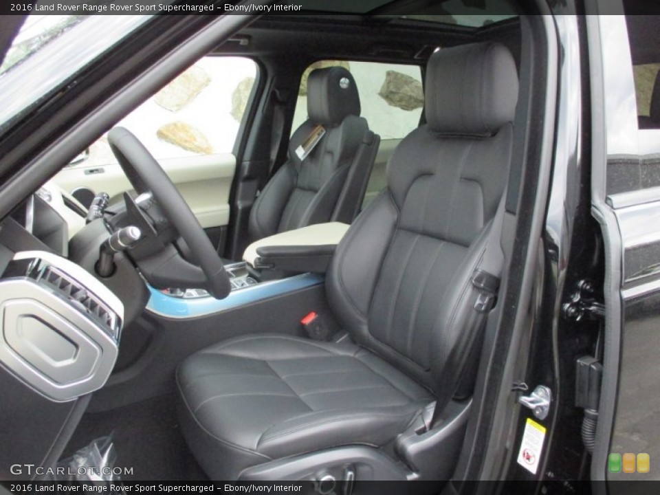 Ebony/Ivory Interior Front Seat for the 2016 Land Rover Range Rover Sport Supercharged #106339658