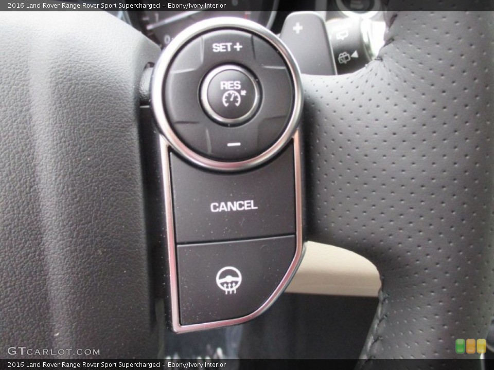 Ebony/Ivory Interior Controls for the 2016 Land Rover Range Rover Sport Supercharged #106339715