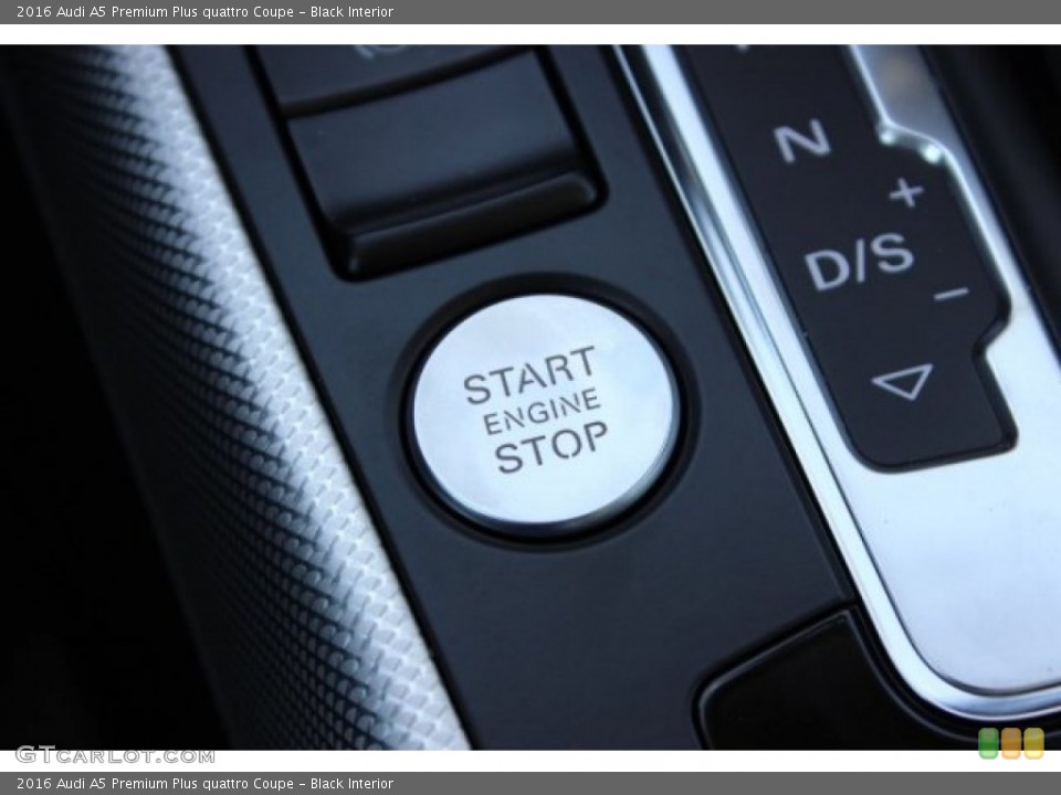 Black Interior Controls for the 2016 Audi A5 Premium Plus quattro Coupe #106342151