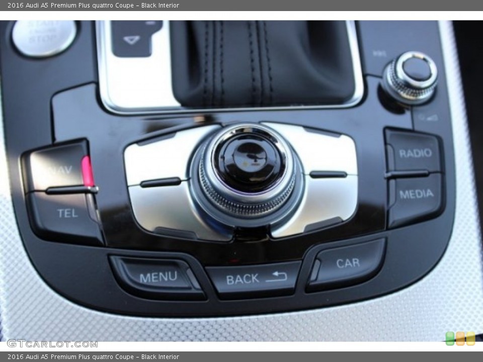Black Interior Controls for the 2016 Audi A5 Premium Plus quattro Coupe #106342164