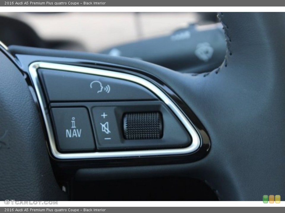 Black Interior Controls for the 2016 Audi A5 Premium Plus quattro Coupe #106342292