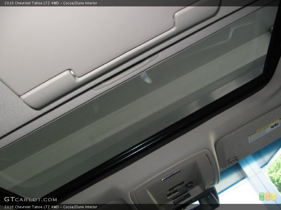 Cocoa/Dune Interior Sunroof for the 2016 Chevrolet Tahoe LTZ 4WD #106342565