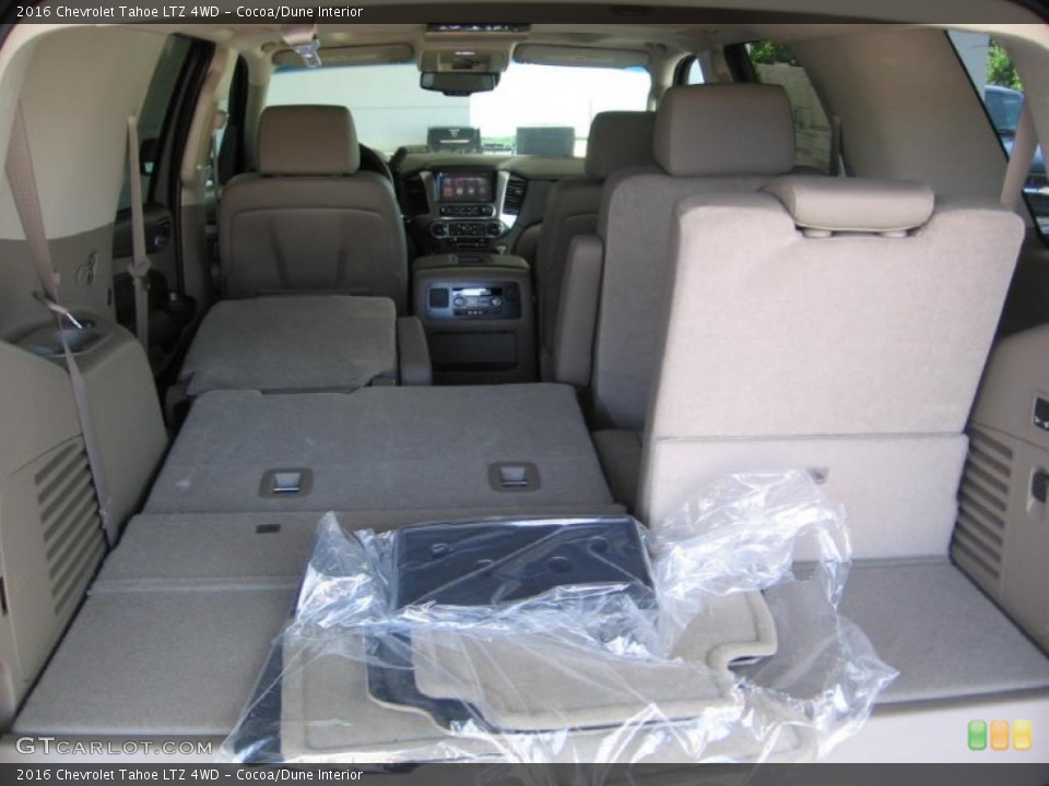 Cocoa/Dune Interior Rear Seat for the 2016 Chevrolet Tahoe LTZ 4WD #106342886