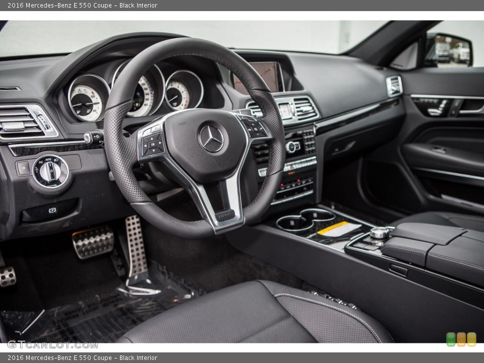 Black Interior Photo for the 2016 Mercedes-Benz E 550 Coupe #106345298