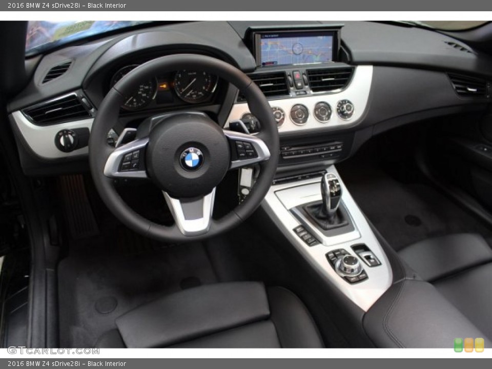 Black Interior Prime Interior for the 2016 BMW Z4 sDrive28i #106348283