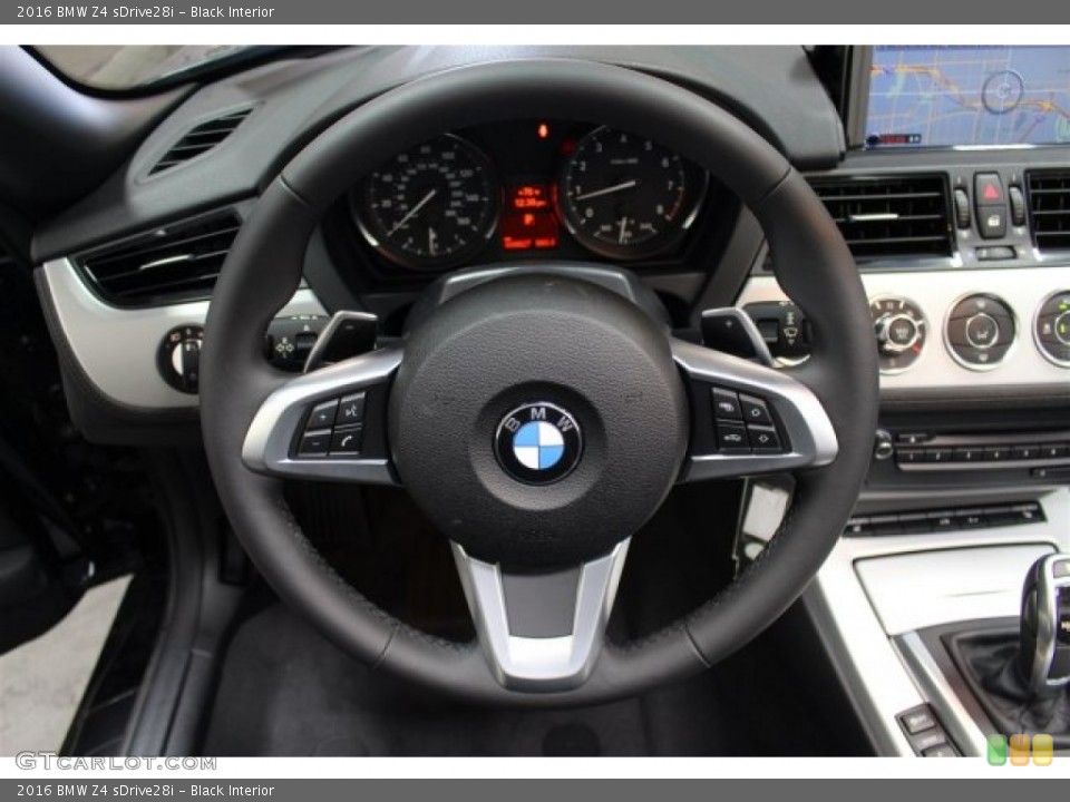 Black Interior Steering Wheel for the 2016 BMW Z4 sDrive28i #106348310