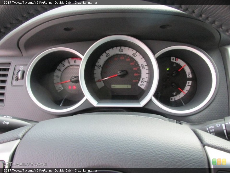Graphite Interior Gauges for the 2015 Toyota Tacoma V6 PreRunner Double Cab #106353803