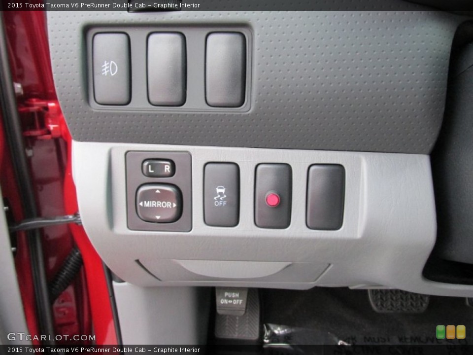 Graphite Interior Controls for the 2015 Toyota Tacoma V6 PreRunner Double Cab #106353821