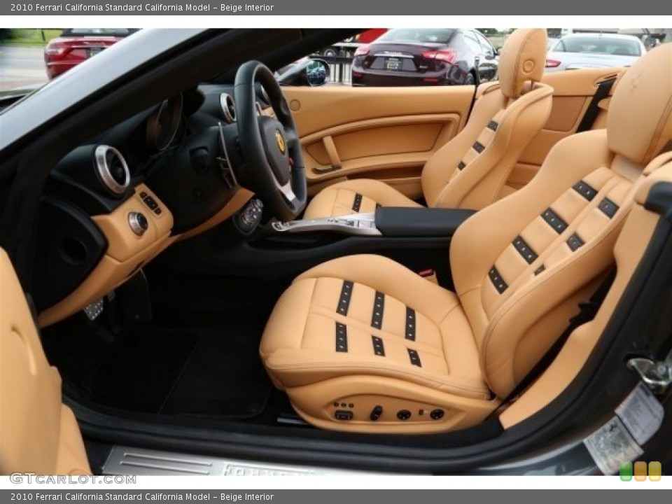 Beige Interior Front Seat for the 2010 Ferrari California  #106356845
