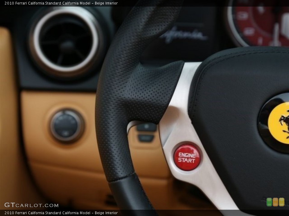 Beige Interior Controls for the 2010 Ferrari California  #106356896