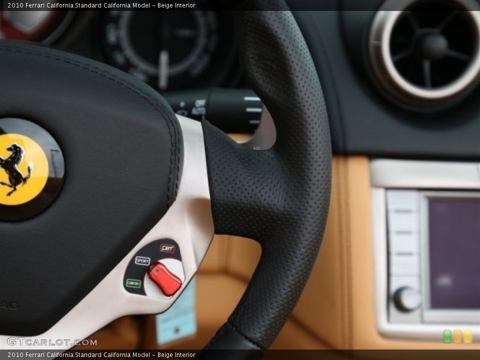 Beige Interior Controls for the 2010 Ferrari California  #106356911