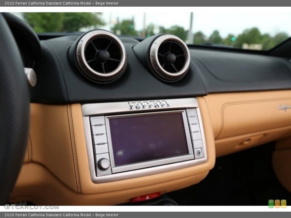 Beige Interior Controls for the 2010 Ferrari California  #106356929